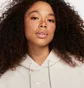 Худи женское Nike Nsw Phnx Flc Os Logo Hdy Beige FQ7042-104