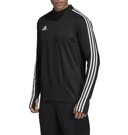 Лонгслив мужской Adidas Long-Sleeve T-Shirt Tiro19 Tr Top Black DJ2592