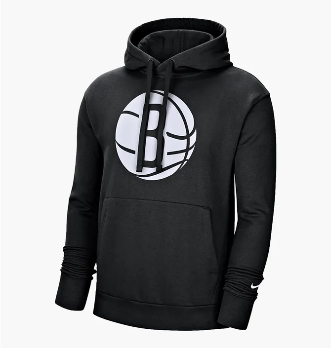 Худи мужское Nike Brooklyn Nets Essential Nba Black CN1187-010
