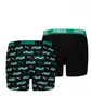 Трусы детские Puma Printed Boxer Black (2 шт) 938303-01