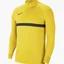 Олимпийка мужская Nike Dry Academy 21 Drill Top Yellow Cw6110-719