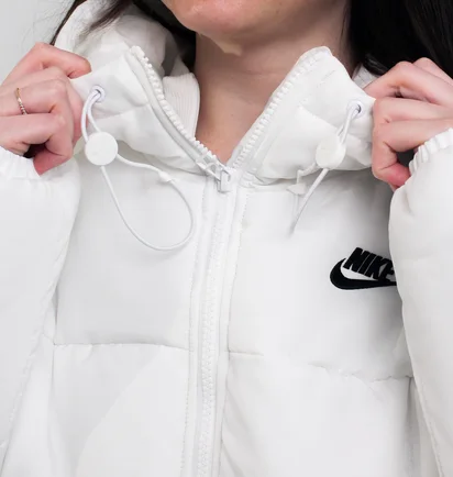 Пуховик женский Nike Nsw Esstl Thrmr Clsc Puffer White FB7672-100