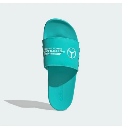 Тапочки унисекс Adidas Mercedes - Amg Petronas Formula One Team Adilette Comfort Turquoise JR1071