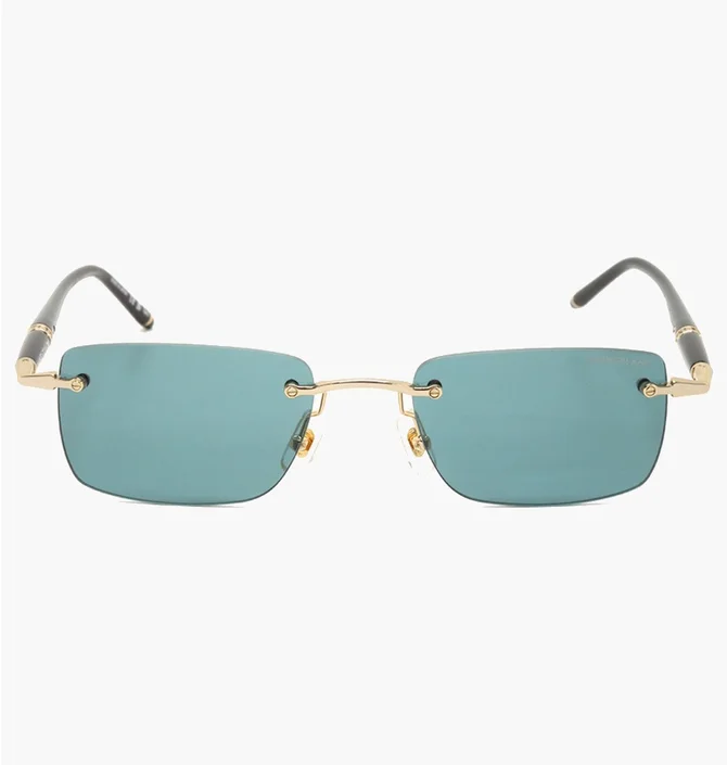 Сонцезахисні окуляри MONT BLANC Light Blue/Gold MB0344S-006-54