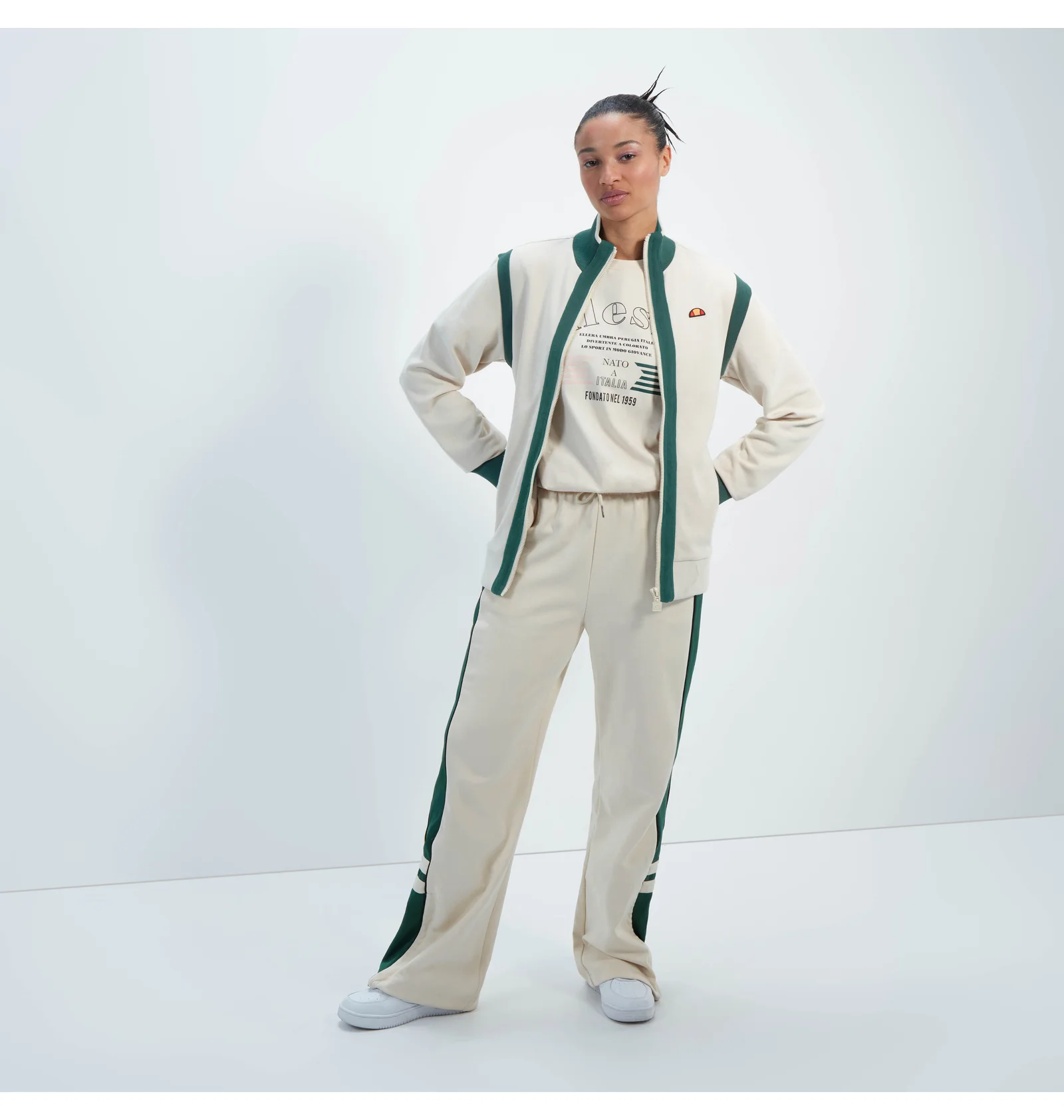 ᐉ Олимпийка женская Ellesse Letteria Track Top Beige SGT19157-904