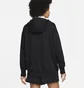 Толстовка женская Nike Nsw Phoenix Oversized Fleece Full-Zip Hoodie Black Dq5758-010