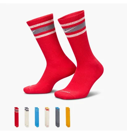 Носки Nike Everyday Plus Cushioned Crew Multi (6 пар) DX7670-910