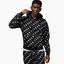 Худи мужское Air Jordan Essentials Allover Heritage Print Fleece Pullover Hoodie Black Dv7640-010