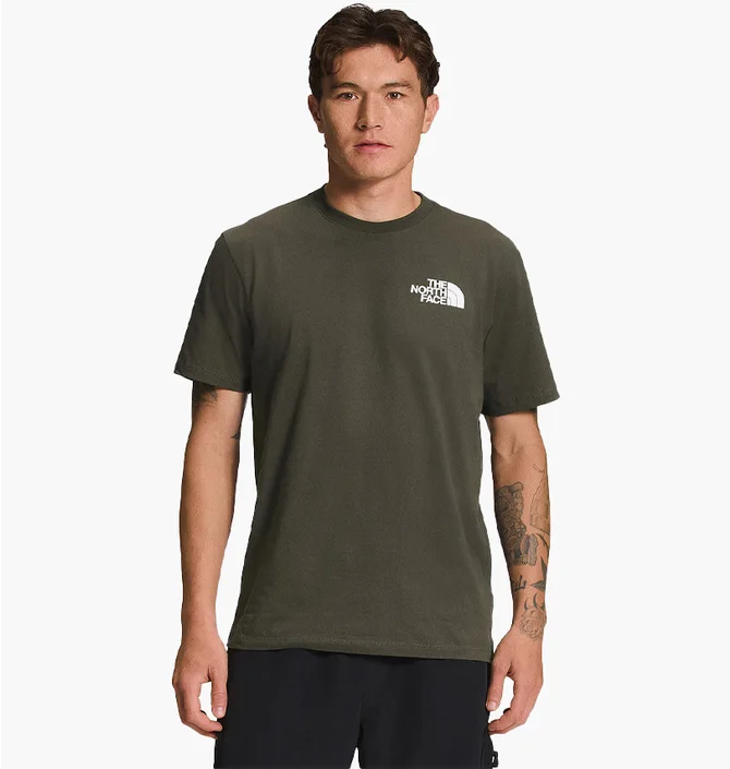 Футболка мужская The North Face Short Sleeve Box Nse Olive NF0A812HBQW
