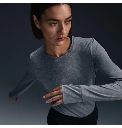 Лонгслив женский Nike One Grey FN2801-084