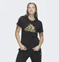 Футболка женская Adidas Floral Badge Of Sport Graphic Tee Black HR5320
