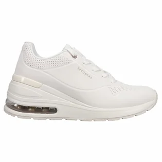 Кросівки жіночі Skechers Million Air Elevated Air Perforated Wedge Sneakers Beige 155401-WHT