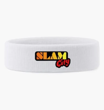 Повязка на голову  Slam.City Headband White SC1-WH