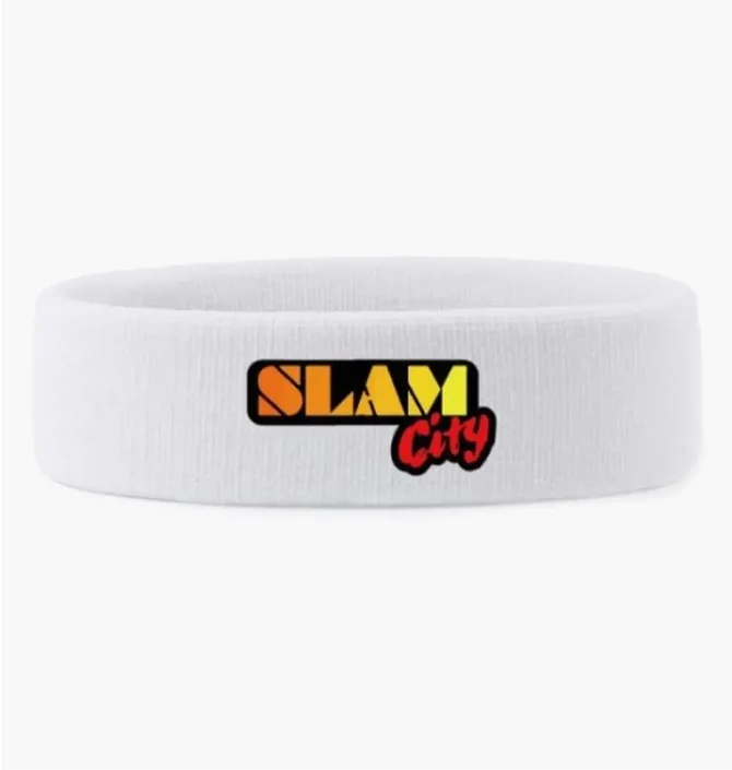 Повязка на голову  Slam.City Headband White SC1-WH