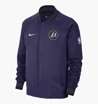 Кофта чоловіча Nike Dri-Fit Nba Los Angeles Lakers Showtime City Edition Violet DN4608-535