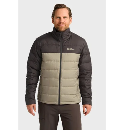 Пуховик чоловічий Jack Wolfskin Ather Down Grey/Beige 1207681-5940