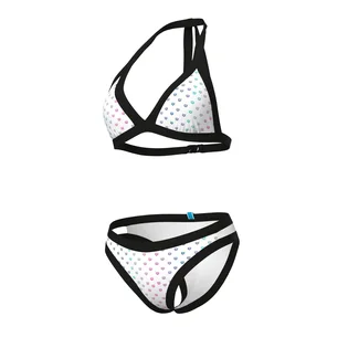Купальник жіночий Arena Rainbow Monogram Bikini Triang White 007079-115