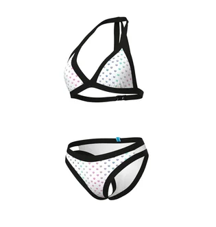 Купальник жіночий Arena Rainbow Monogram Bikini Triang White 007079-115