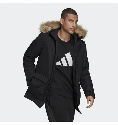 Парка чоловіча Adidas Utilitas Hooded Parka Black GT1699