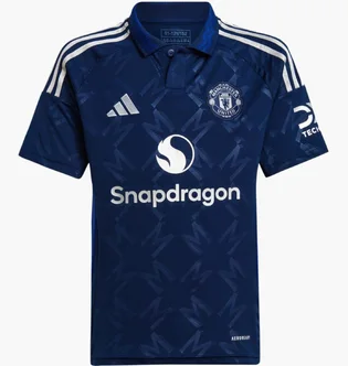 Футболка детская Adidas Manchester United 24/25 Away Performance Blue IT1957