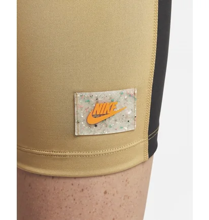 Шорты женские Nike Sportswear Swoosh Logo High-Waisted Bike Shorts Brown Dx2325-258