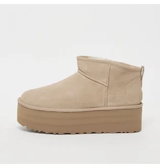 Угги женские UGG Classic Ultra Mini Platform Beige 1135092-SAN