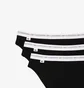 Трусики женские Lacoste Stretch Cotton Briefs (3 шт) Black 8F1338031