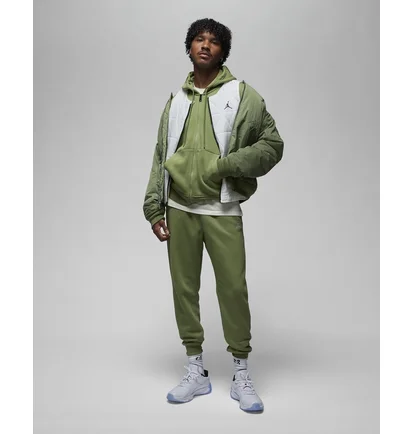 Толстовка мужская Air Jordan Essentials Full-Zip Fleece Hoodie Green FJ7771-340