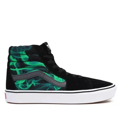 Кеди чоловічі Vans Sk8-Hi Comfycush Black/Green Vn0A7Tnoyj7