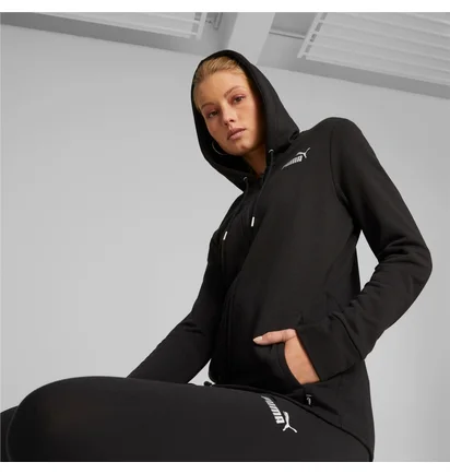 Спортивный костюм женский Puma Metallic Tracksuit Black 673701-01