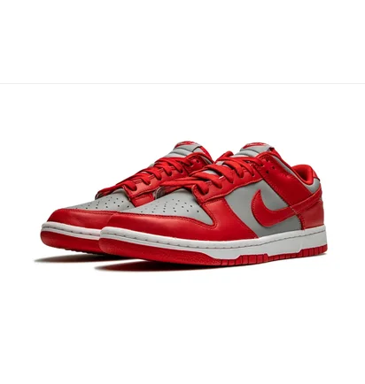 Кроссовки мужские Nike Dunk Low Retro Red/Grey DD1391-002