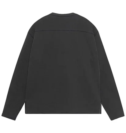Свитшот унисекс Stussy Football Crew Pig. Dyed Black 1140352-0034