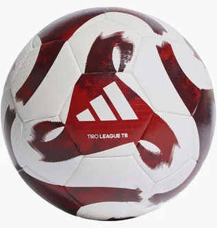 Футбольний м'яч Adidas Tiro League White/Bordo HZ1294