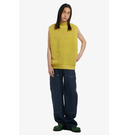 Жилетка жіноча Cav Empt Rib Ziggurat Yellow CES23KN03