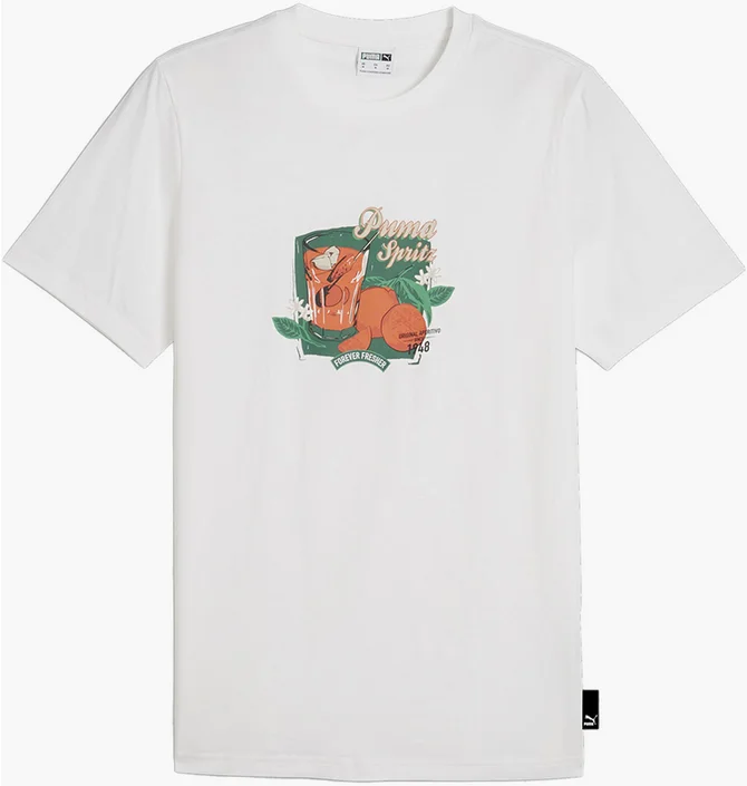 Футболка мужская Puma Graphics Spritz White 625414-02