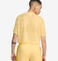 Футболка женская Nike Nsw Air Aop Mesh Crop Top Yellow DV8245-795