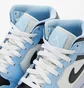 Кросівки дитячі Nike Air Jordan 1 Mid Ice Blue Gs Light Blue 555112-401