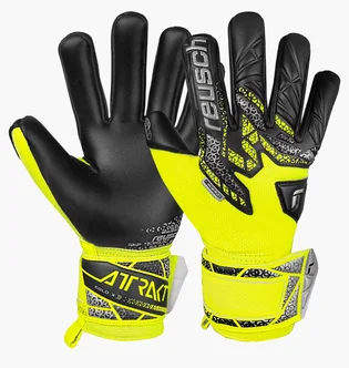 Перчатки вратарские детские Reusch Attrakt Gold X Nc Junior Yellow 5572955-2025