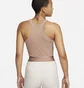 Топ женский Nike Pro Dri-Fit Crop Top Brown FQ7934-283