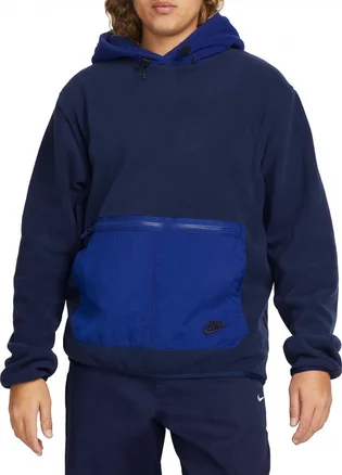 Худи мужское Nike Hooded Sweatshirt Polar Fleece Hoody Blue FD4338-410