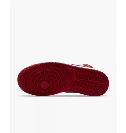 Кросівки жіночі Nike Air Jordan 1 Mid Red/White Bq6472-079