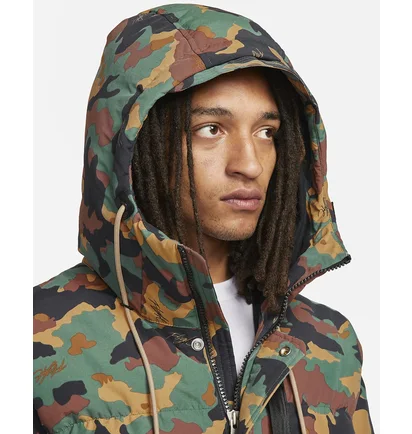 Парка мужская Air Jordan Mens Allover Print Parka Camo DC9679-333