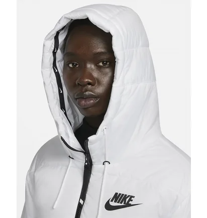 Пуховик жіночий Nike W Nsw Tf Rpl Classic Tape Jkt White DJ6997-100