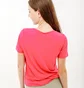 Футболка женская AUSTRALIAN Logo Flowers Tee Jersey V Orange LSDTS0027-227