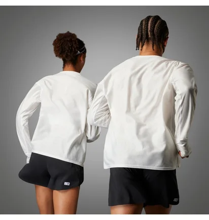 Лонгслів унісекс Adidas Made To Be Remade Running Henley White IN8148