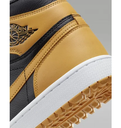 Кроссовки мужские Air Jordan I High G Golf Shoes Yellow/Black DQ0660-700
