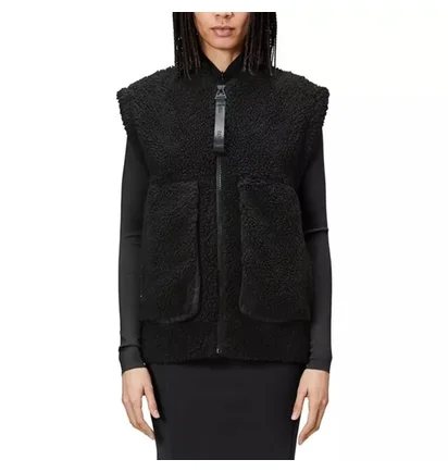 Жилетка жіноча Rains Kofu Fleece Vest T1 Black 18860-01