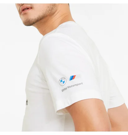 Футболка чоловіча Puma Bmw M Motorsport Logo Tee White 533398-02