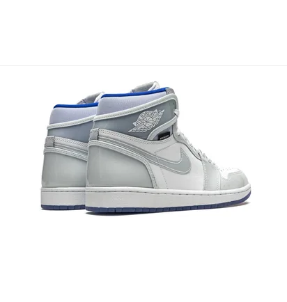 Кроссовки мужские Air Jordan 1 High Zoom White/Grey CK6637-104