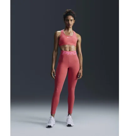 Топ жіночий Nike Swoosh Medium Support Pink DX6821-629